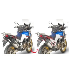 Givi PLR1161 portavaligie laterale Honda CRF1000L Africa Twin e Adventure Sport