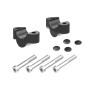 Hepco Becker 42353547 20 01 Rialzo manubrio per Suzuki GSX-S 1000 GT/Travel dal 2022 al 2024 20mm, nero