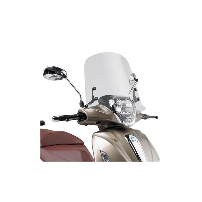 357A Parabrezza GIVI trasparente per Piaggio Beverly 125ie-300ie dal 2010 e Beverly 350 Sport Touring dal 2012