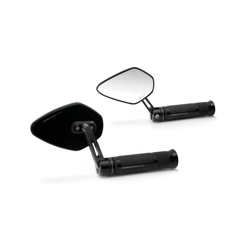 Barracuda N2000-SXB Coppia specchietti Skin-x Bar End B-Lux