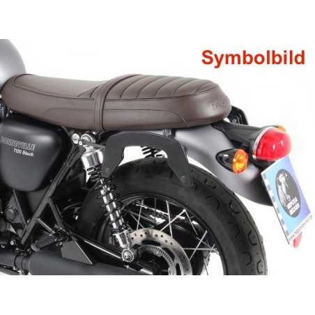 Hepco Becker 6307684 00 02 Portaborse laterale C-Bow cromato per Triumph Speed Twin 900 dal 2023 al 2024