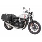 Hepco Becker 6537684 00 01 Portavaligie laterale fisso nero per Triumph Speed Twin 900 dal 2023 al 2024