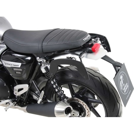 Hepco Becker 6307647 00 01 Portaborse C-Bow nero per Triumph Speed Twin 1200 / RS dal 2022