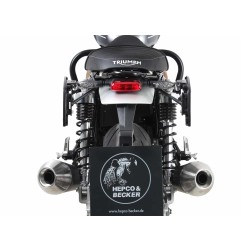 Hepco Becker 6307647 00 01 Portaborse C-Bow nero per Triumph Speed Twin 1200 / RS dal 2022