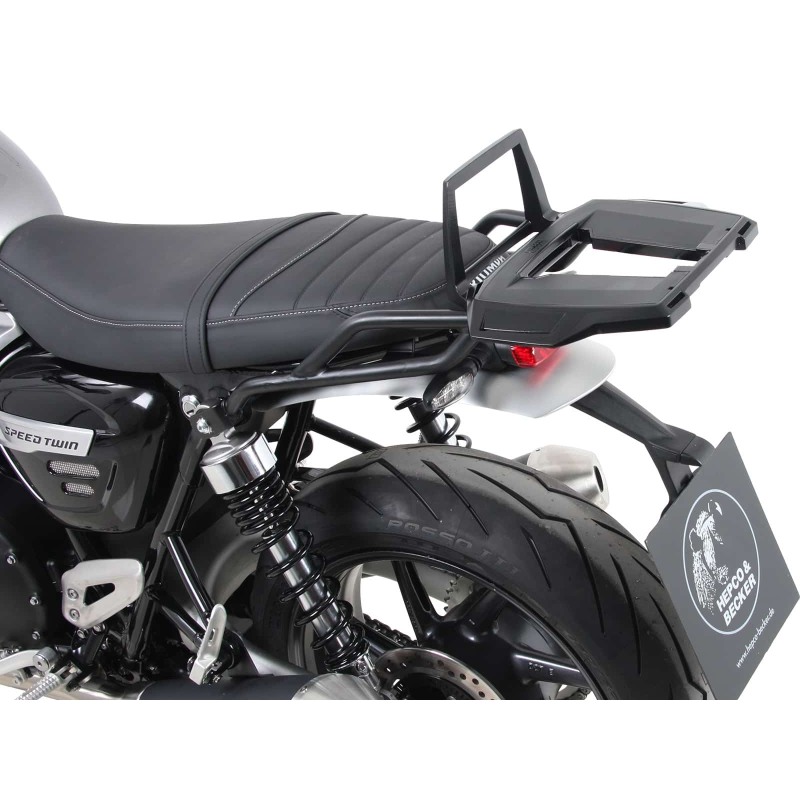 Hepco Becker 6527647 01 01 Portapacchi Alurack nero per Triumph Speed Twin 1200 / RS dal 2022 Hepco Becker 6527647 01 01 Portapacchi Alurack nero per Triumph Speed Twin 1200 / RS dal 2022