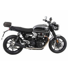 Hepco Becker 6587647 01 01 Portapacchi posteriore tubolare nero per Triumph Speed Twin 1200 / RS dal 2022