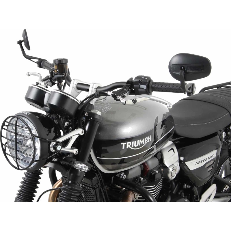 Hepco Becker 7007647 00 01 Griglia protezione faro per Triumph Speed Twin 1200 / RS dal 2022 Hepco Becker 7007647 00 01 Griglia protezione faro per Triumph Speed Twin 1200 / RS dal 2022