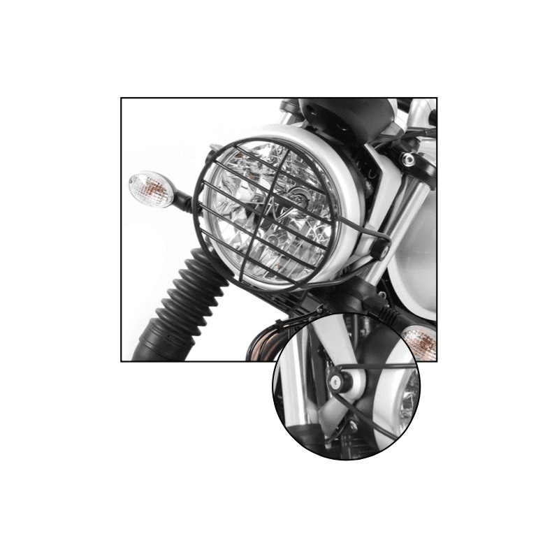 Hepco Becker 7007684 00 01 Griglia faro per Triumph Speed Twin 900 dal 2023 al 2024