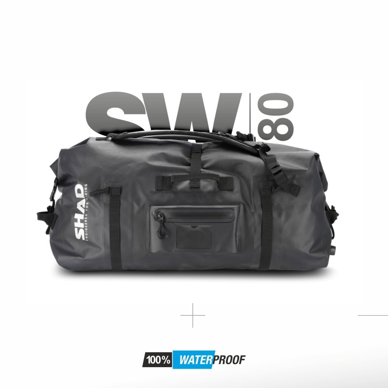 Shad SW80 Borsa posteriore impermeabile 80L trasformabile in zaino Shad SW80 Borsa posteriore impermeabile 80L trasformabile in zaino