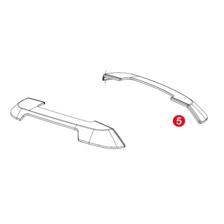 GIVI Z8211N902CPR Coppia cover montati Per Bauletto B45B+