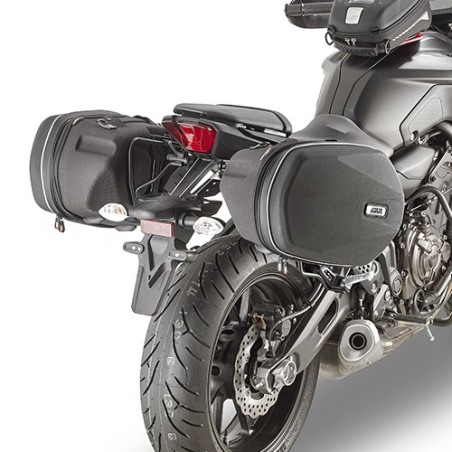 Givi TE2140 Telai per valigie laterali Easylock o borse soffici per Yamaha MT-07 18-21