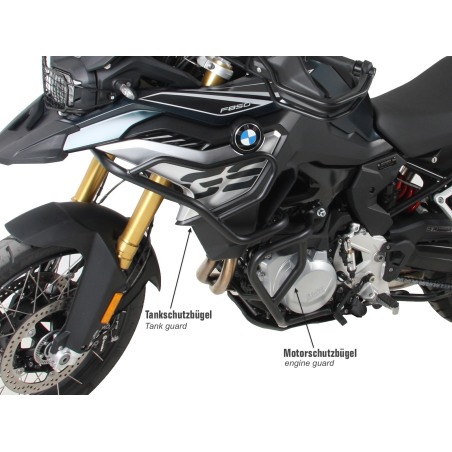 5016513 00 01 Hepco & Becker paramotore tubolare inferiore acciaio nero Bmw F 850 GS e F 750 GS