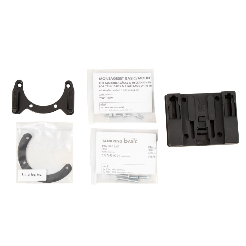 Hepco Becker 5167601 00 01 Tankring BASIC incl. fissaggio per borsa serbatoio per KTM 390 Adventure dal 2020 al 2024