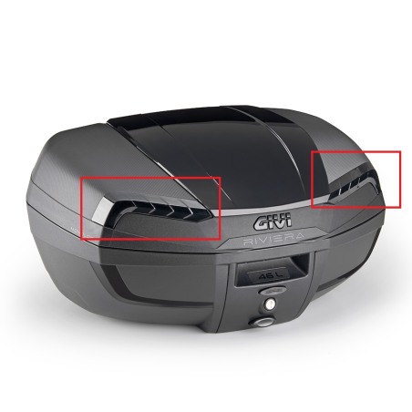 Givi Z6970BCPR Catadiottri neri bauletto E46NB Riviera Black Edition