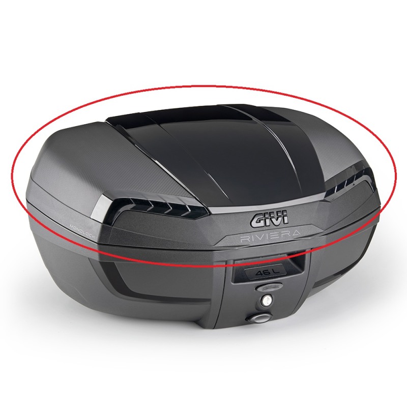Givi ZE46CNBM Coperchio montato bauletto E46NB Riviera Black Edition Givi ZE46CNBM Coperchio montato bauletto E46NB Riviera Black Edition