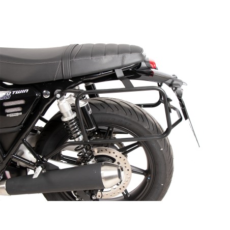 Hepco Becker 6537685 00 01 Portavaligie laterale montaggio permanente nero per Triumph Speed Twin 900 dal 2025