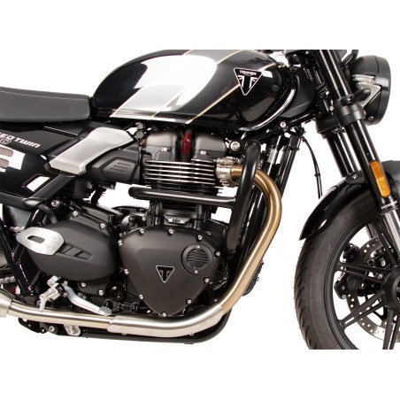 Hepco Becker 5017685 00 01 Barre di protezione motore nera per Triumph Speed Twin 900 dal 2025