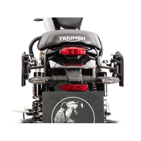 Hepco Becker 6307685 00 01 Portaborse laterale C-Bow nero per Triumph Speed Twin 900 dal 2025