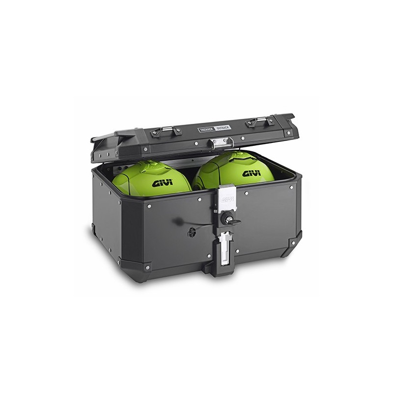 Bauletto in alluminio Givi OBKN58B Trekker Outback Nero