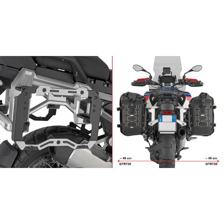 Givi PL5146CAM Adattatore specifico Per Portavaligie laterale per BMW R1300GS Adventure dal 2025