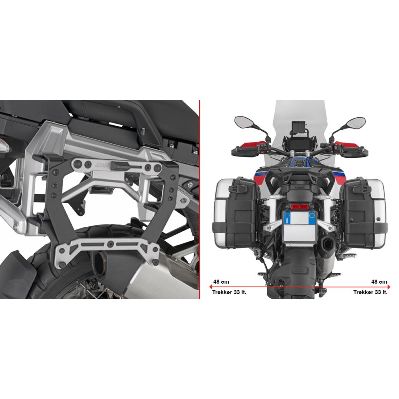 GIVI PL5146 Adattatore Per Coppia di Valigie Laterali Monokey Per BMW R1300GS ADVENTURE Dal 2025 GIVI PL5146 Adattatore Per Coppia di Valigie Laterali Monokey Per BMW R1300GS ADVENTURE Dal 2025