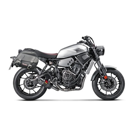 Bags & Bike EXPLORER-NERA-XSR-700 Borse Laterali Nere Per Yamaha Xsr 700 In Tessuto Tecnico Resistente