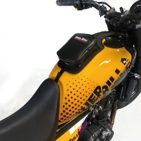 Bags & Bike FS-RE/GUE Fascia Serbatoio Su Misura Per Royal Enfield Guerrilla, Fissaggio Non Magnetico