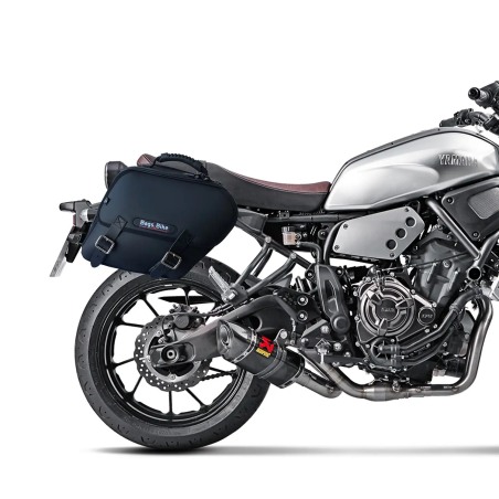 Bags & Bike EXCLUSIVE-XSR-700 Coppia Borse Laterali Dedicate Per Yamaha Xsr 700 Modello Exclusive