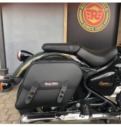 Bags & Bike EXCLUSIVE-SM650 Coppia Borse Laterali Modello Exclusive Per Royal Enfield Super Meteor 650