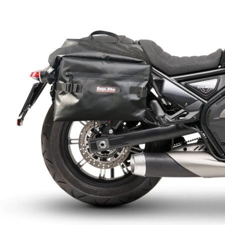 Bags & Bike Cervino-CALI Borse Laterali Specifiche Per Moto Morini Calibro, Aumento Capacità Di Carico, Design Dedicato