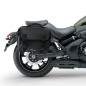 Bags & Bike ADVENTUR-K-VUL Borsa Laterale Per Kawasaki Vulcan 650 In Pelle O Pvc Idrorepellente, Apertura Dall’alto, Capacità 12