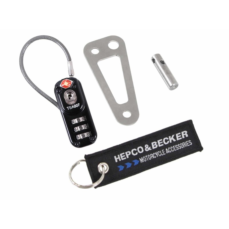 Dispositivo antifurto borse serbatoio e borse posteriori Hepco&Becker Lock-it/Basic Dispositivo antifurto borse serbatoio e borse posteriori Hepco&Becker Lock-it/Basic
