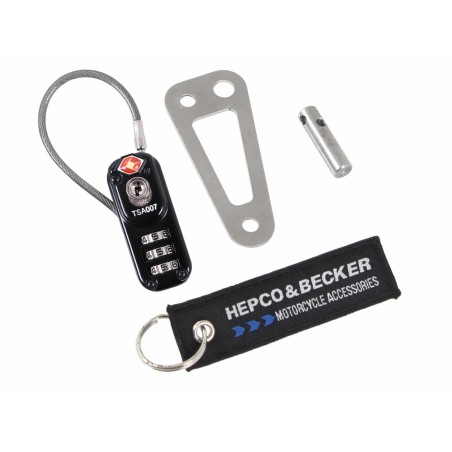 Dispositivo antifurto borse serbatoio e borse posteriori Hepco&Becker Lock-it/Basic
