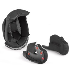 Imbottitura interna completa di guanciali nero/giallo Z2688 per casco GIVI 12.5