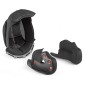 Imbottitura interna completa di guanciali nero/giallo Z2688 per casco GIVI 12.5 Imbottitura interna completa di guanciali nero/giallo Z2688 per casco GIVI 12.5