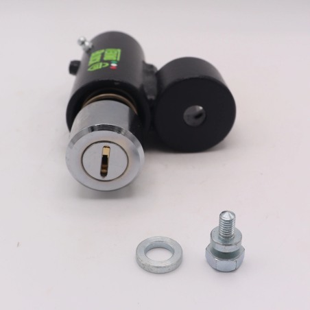 TeknoBlock TKH06 Bloccaruota Posteriore Fisso Per Honda Pcx 125/150 V1 Dal 2014 Al 2017, Attivazione A Piede, Sblocco Con Chiave
