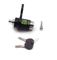 TeknoBlock TKKW01 Bloccaruota Antifurto Per Keeway Rkf 125 Anni dal 2021, Attivazione Push-to-lock