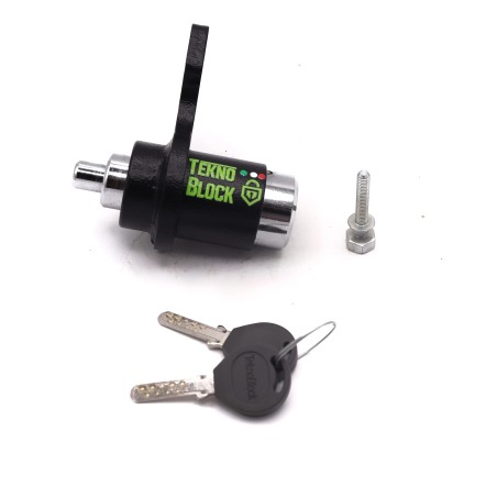 TeknoBlock TKKW01 Bloccaruota Antifurto Per Keeway Rkf 125 Anni dal 2021, Attivazione Push-to-lock