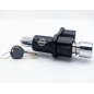 TeknoBlock TKK13 Bloccaruota Posteriore Nero E Cromato Per Kymco Agility 125 S Euro 5+ 2024-2025