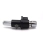 TeknoBlock TKK13 Bloccaruota Posteriore Nero E Cromato Per Kymco Agility 125 S Euro 5+ 2024-2025