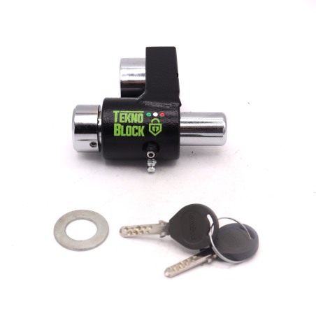 TeknoBlock TKK08 Bloccaruota Posteriore Per Kymco Ak 550 2016-2025 Nero E Cromato