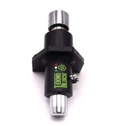 TeknoBlock TKPE01 Bloccaruota Posteriore Nero E Cromato Per Peugeot Tweet 50cc 2010-2025