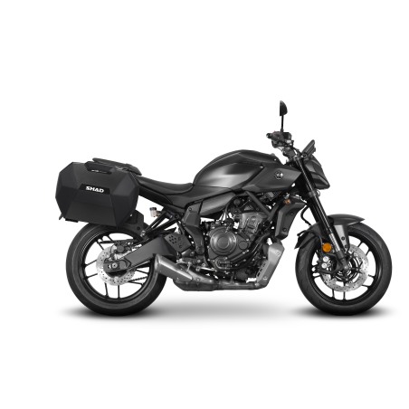 Shad Y0MT75IF telaietti portavaligie laterali 3P System Yamaha MT‑07 dal 2025