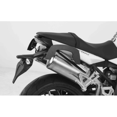 Telaio portaborse laterale C-BOW Hepco & Becker 630775 00 01 per Triumph Speed Triple 1050 dal 2008 al 2010