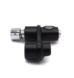 TeknoBlock TKMB01 Antifurto Bloccaruota Posteriore Nero E Cromato Per Morbidelli Sc 300cc