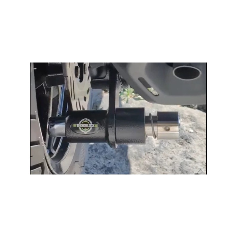 TeknoBlock TKPE05 Bloccaruota Posteriore Nero E Cromato Per Peugeot Belville 125-150 Ruota Posteriore TeknoBlock TKPE05 Bloccaruota Posteriore Nero E Cromato Per Peugeot Belville 125-150 Ruota Posteriore