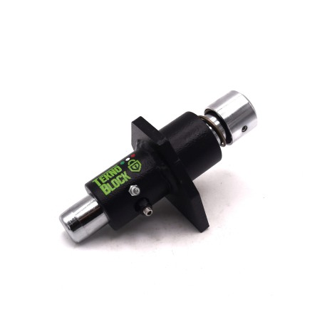 TeknoBlock TKPE04 Bloccaruota Posteriore Nero E Cromato Per Peugeot Tweet 200 E5+ 2025