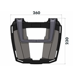 Hepco Becker Portapacchi Easyrack Honda VFR800X Crossrunner