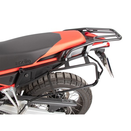 Hepco Becker 6587686 01 01 Portapacchi tubolare nero per Aprilia Tuareg 660 dal 2025