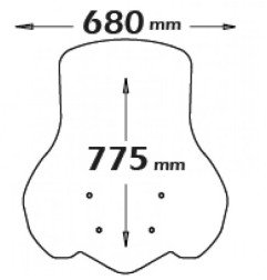 Isotta SC3421 parabrezza Yamaha Tricity 125-155